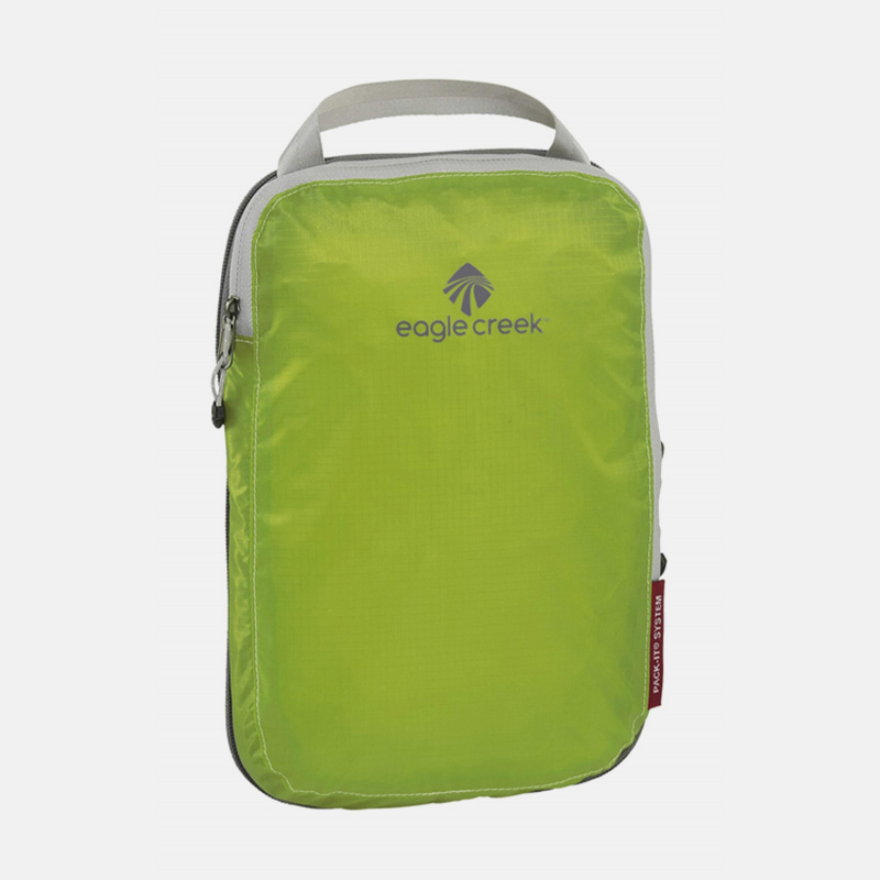 PACK-IT SPECTER COMPRESSION HALF CUBE תיק אחסון מתרחב בצבע ירוק ובצבע strobe 